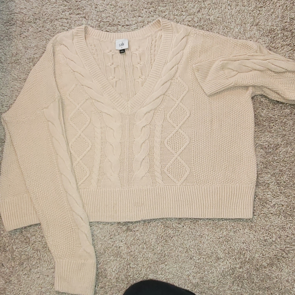Cabi crop sweater